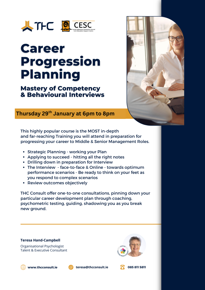 career progression planning jan 2026