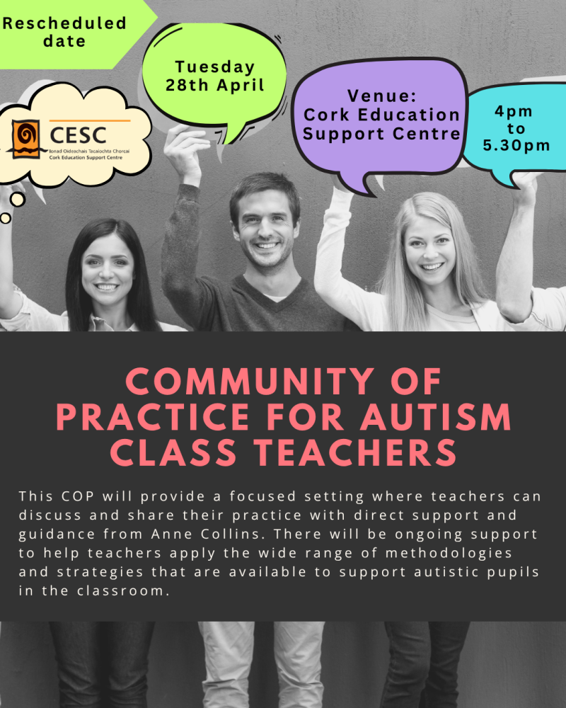community of practice autism teachers april 2026
